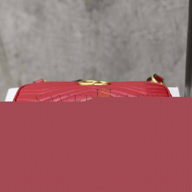 G*u*i marmont matelasse mini bag 448065 dtd1t 6433 172 (18*12*6cm)